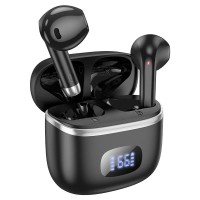 Бездротові Bluetooth навушники HOCO EQ1 Music guide true wireless headset BT 5.3 Black